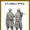 ARDENNES MINIATURE 1/35 WW2 US soldiers WW2