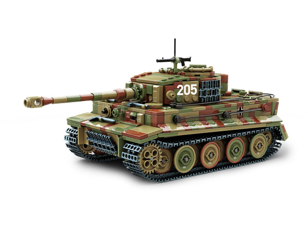 Build Army Brick building model WW2 GERMAN Tiger I Ausf.E Late Version