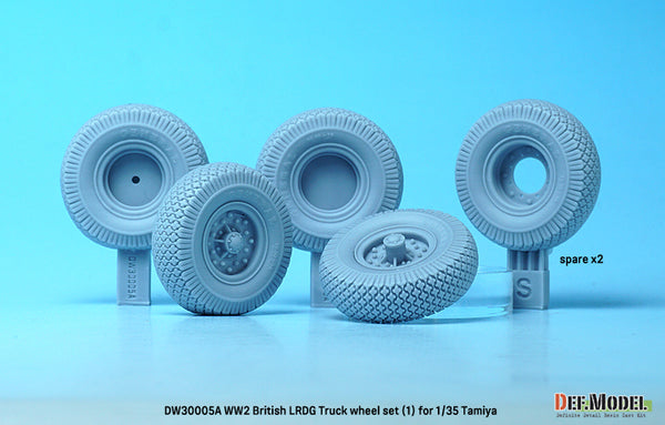 DEF Models 1/35 British L.R.D.G. Chevrolet Truck Sagged wheel set (1)