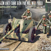 Miniart 1/35 WW2 German 7.5cm Pak 40 Mid Production with Artillery Crew