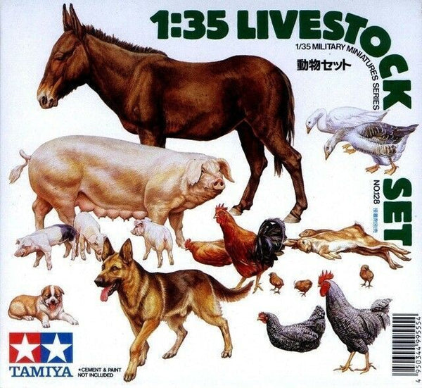 Tamiya 1/35 scale farm animal LIVESTOCK set