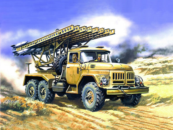 ICM 1/72 Russian BM-13-16,  Multiple Launch Rocket System on ZiL-131 base