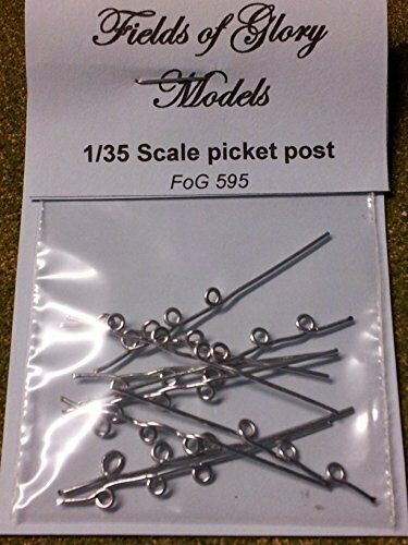 1/35 Scale Metal picket post for barbed wire (10 pack)