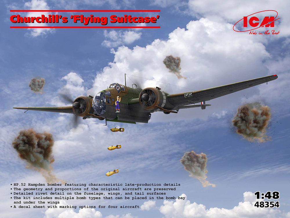 ICM 1/48 Scale WW2 RAF Churchill's "Flying Suitcase"