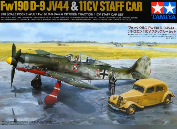 Tamiya 1/48 WW2 German Fw190 D-9 JV44 & 11CV