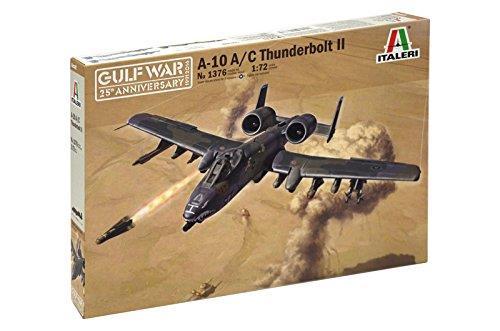 Italeri 1:72 Scale American A-10 Thunderbolt II Gulf War plane model kit