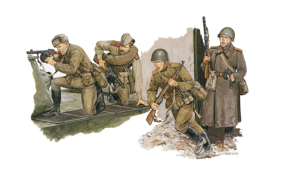 DRAGON 1/35 MILITARY WW2 Soviet Motor Rifle Troop (Berlin 1945)