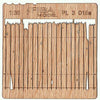 Model Scene - WOODEN FENCES 1:35 Wooden fence rotten