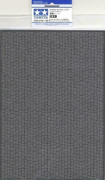 TAMIYA TOOLS / ACCESSORIES - DIORAMA SHEET (STONE PAVING B)