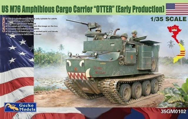Gecko 1/35 scale US M76 Amphibious Cargo Carrier “OTTER” (Early Production)