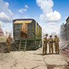 ICM VEHICLES 1:35 Montgomery's Mobile Office with Staff (4 Figures)
