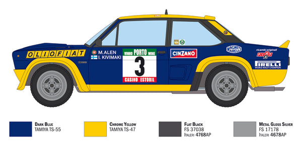 Italeri 1:24 Model Kit FIAT 131 ABARTH RALLY OL10 FIAT