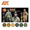 AK Interactive GEN 3 - DAK SOLDIER UNIFORM COLORS 3G PAINT SET