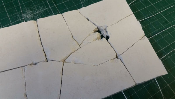 FoG Models 1/35 Scale Bomb damaged Concrete slab with Rebar reinforcing 145mm x 90mm