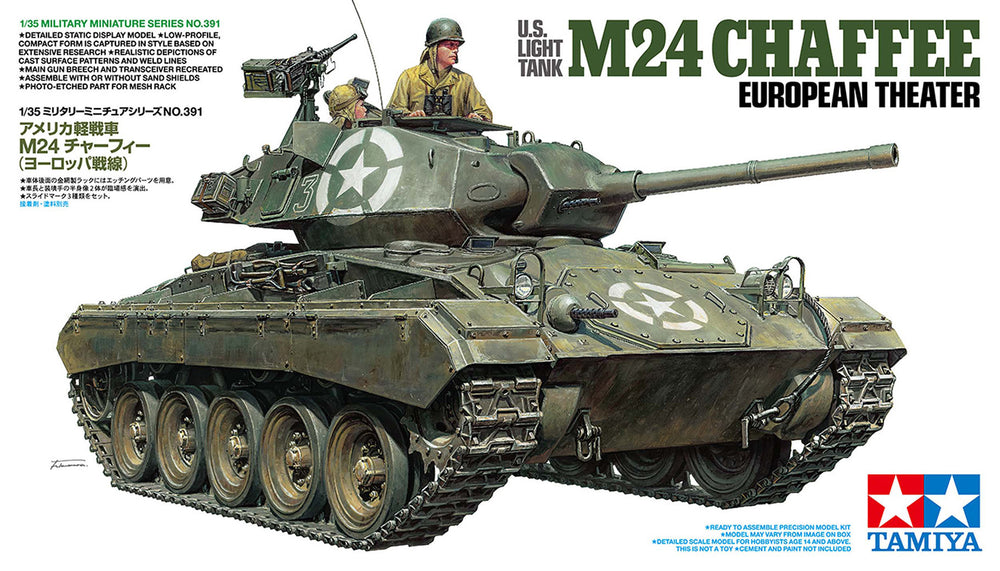 Tamiya 1/35 Scale WW2 US Chaffee tank model kit