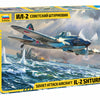 Zvezda 1/48 WW2 Russian Il-2 Stormovik attach plane model kit