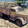 Miniart 1/35 WW2 GERMAN 3T CARGO TRUCK 3,6-36S MID PROD. PMQ600-TYPE