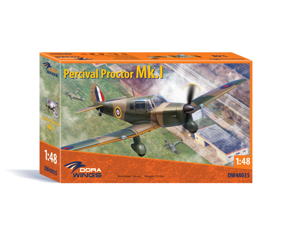 Dora Wings 1/48 Scale DORDW48035 Percival Proctor Mk.I, 1/48