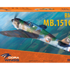 Dora Wings 1/72 Scale DORDW72026 Bloch MB.151C.1, 1/72