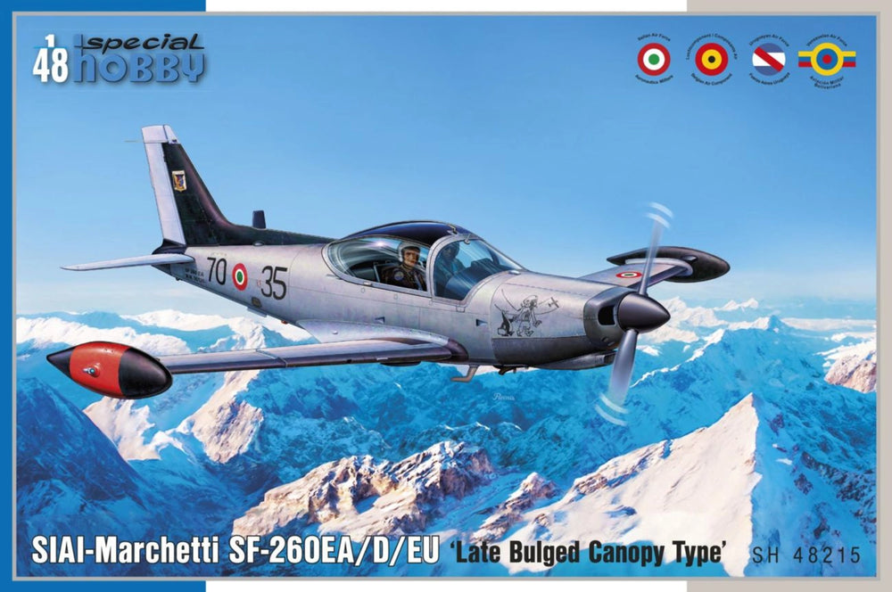 Special Hobby 1/48 Scale SIAI-Marchetti SF-260EA/D/EU 'Late Bulged Canopy Type'