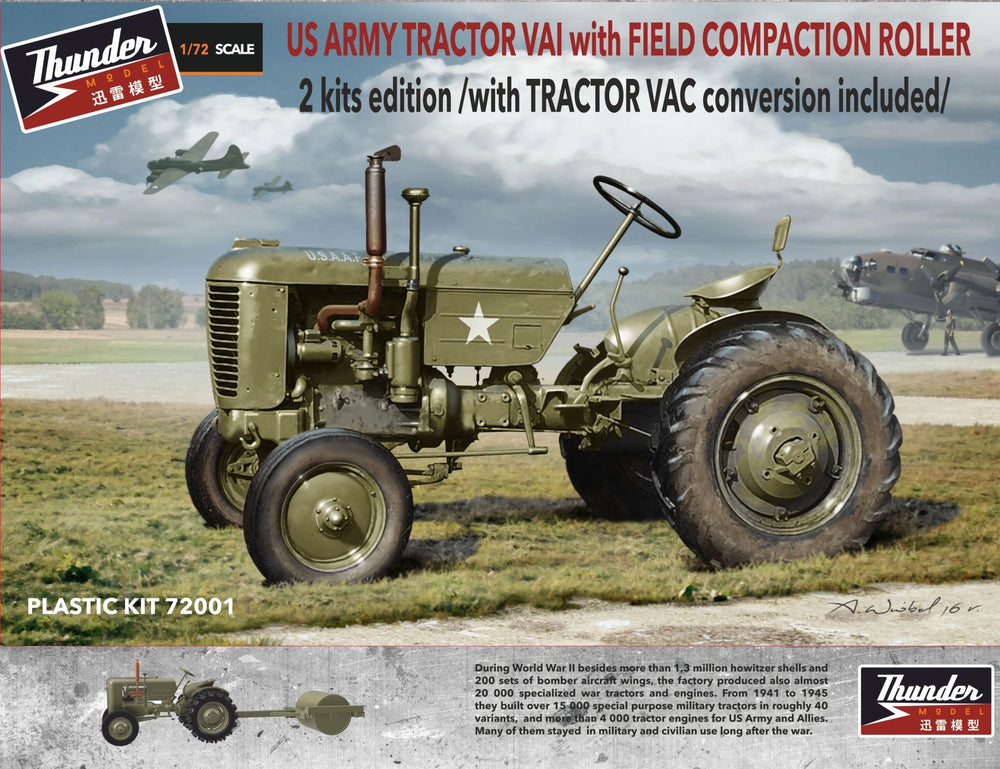 Thunder Model 1/72 WW2 US Army Tractor VAI