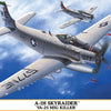 Hasegawa 1/72 scale USN A-1H Skyraider VA-25 Mig Killer Plane model Kit