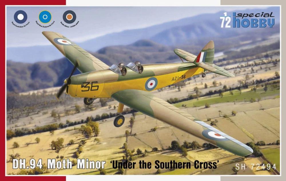 Special Hobby 1/72 Scale DH.94 Moth Minor 'Under the Southern Cross' 1/72