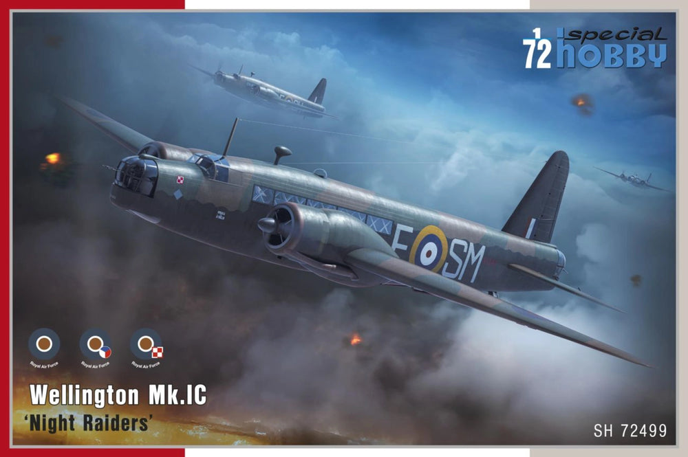Special Hobby 1/72 Scale WW2 RAF Vickers Wellington Mk.IC 'Night Raiders' 1/72