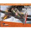 Dora Wings 1/48 Scale DORDW48017 Bloch MB.151C.1, 1/48