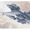 Hasegawa 1:72 Scale F-16D Fighting Falcon fighter plane model kit
