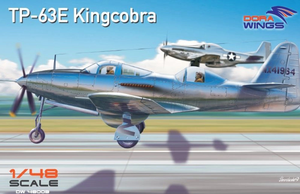 Dora Wings 1/48 Scale DORDW48003 Bell TP-63E Kingcobra (Two seat), 1/48