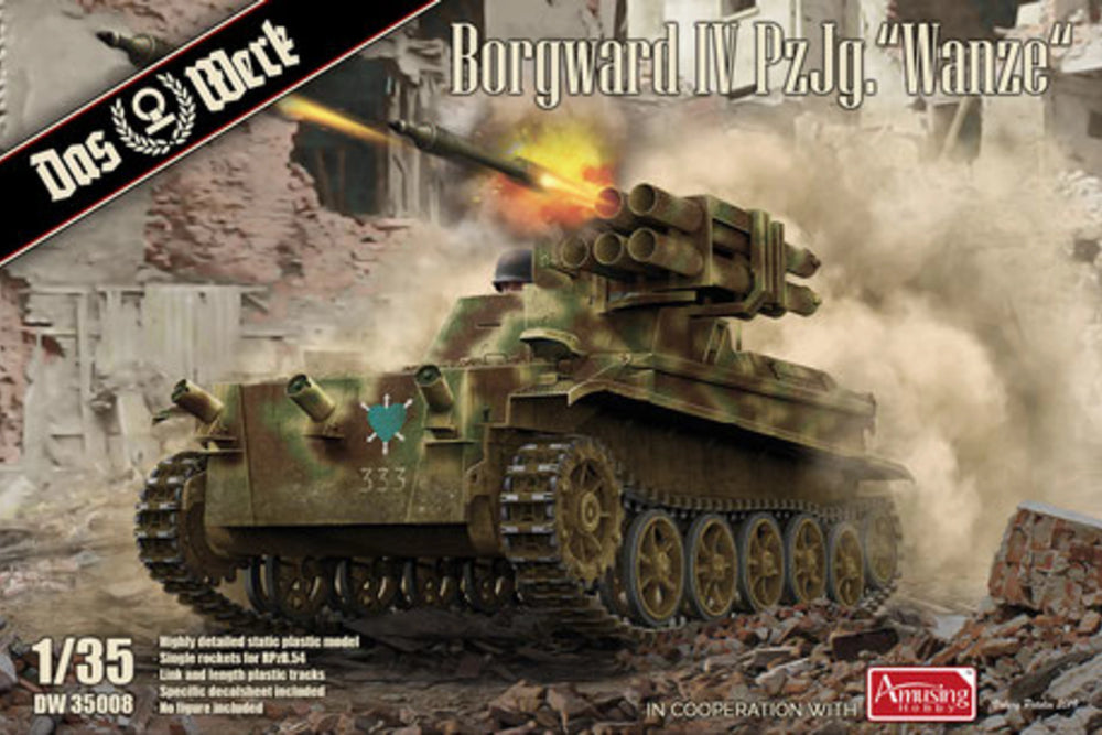 Das Werk 1/35 scale WW2 German Borgward IV Panzerjager "Wanze", 1/35