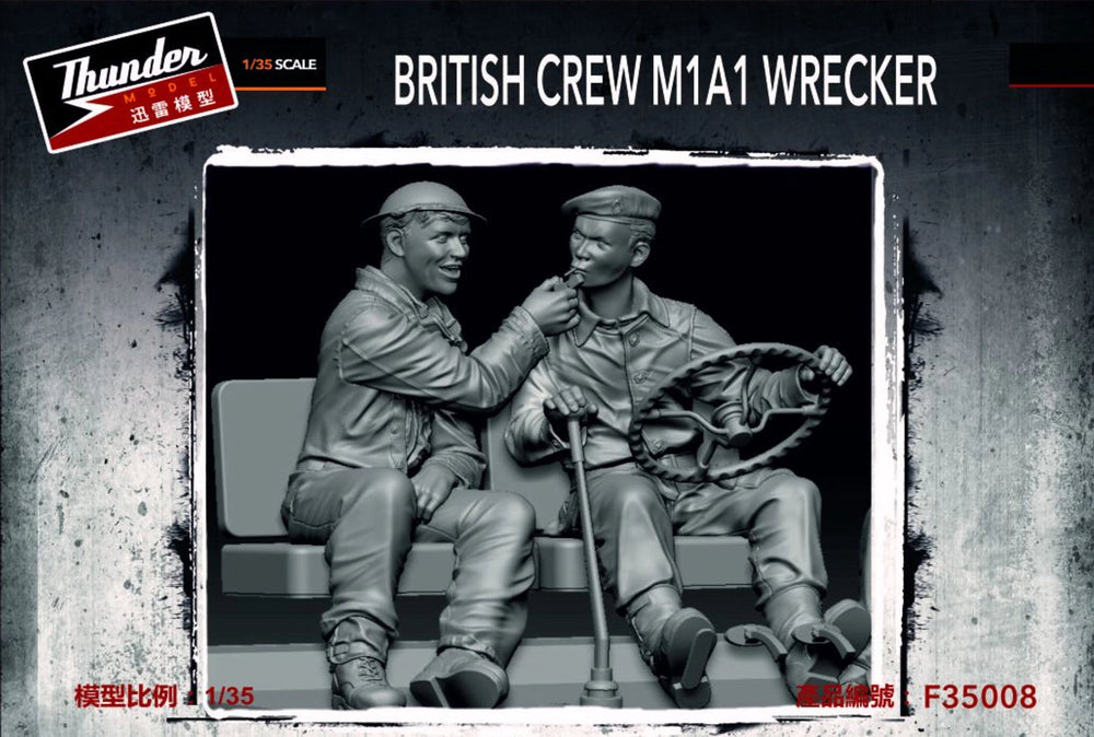 Thunder Model 1/35 WW2 British Crew M1A1 Wrecker