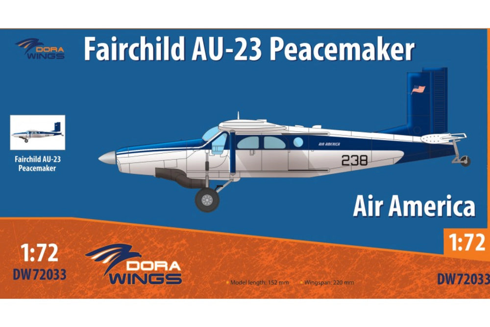 Dora Wings 1/72 Scale DORDW72033 Fairchild AU-23 Peacemaker, 1/72