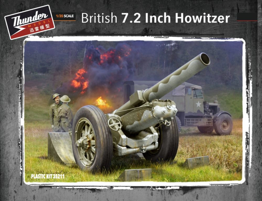 Thunder Model 1/35 WW2 British 7.2 Inch Howitzer