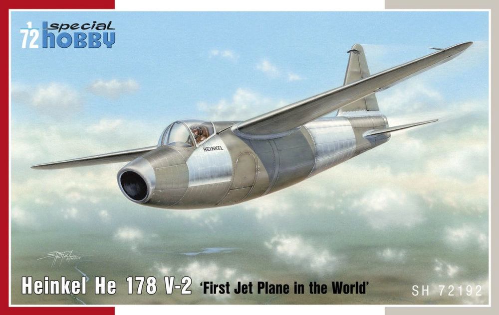 Special Hobby 1/72 Scale WW2 German Heinkel He 178 V-2 'First Jet Plane in the World' 1/72