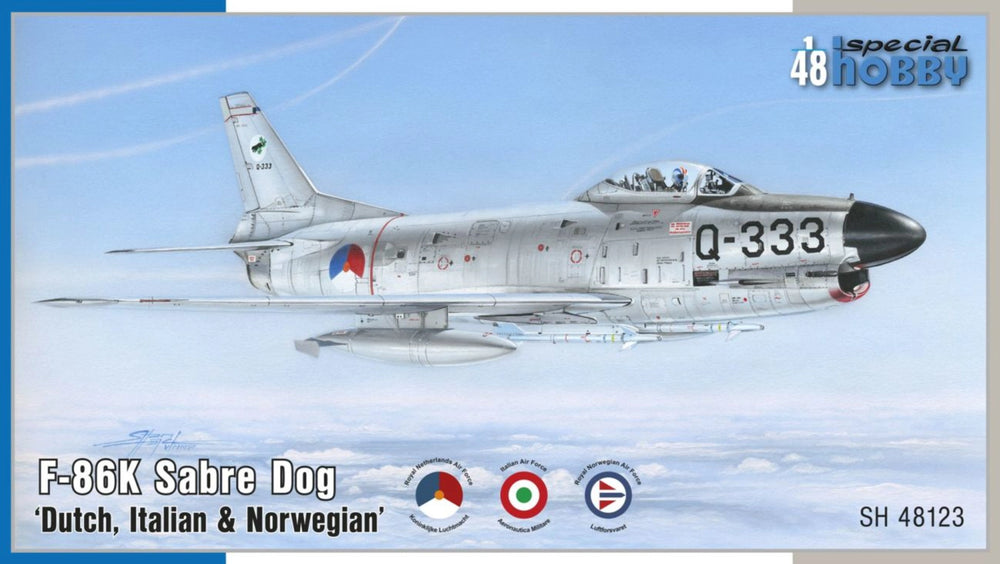 Special Hobby 1/48 Scale F-86K Sabre Dog 'Dutch, Italian & Norwegian' 1/48