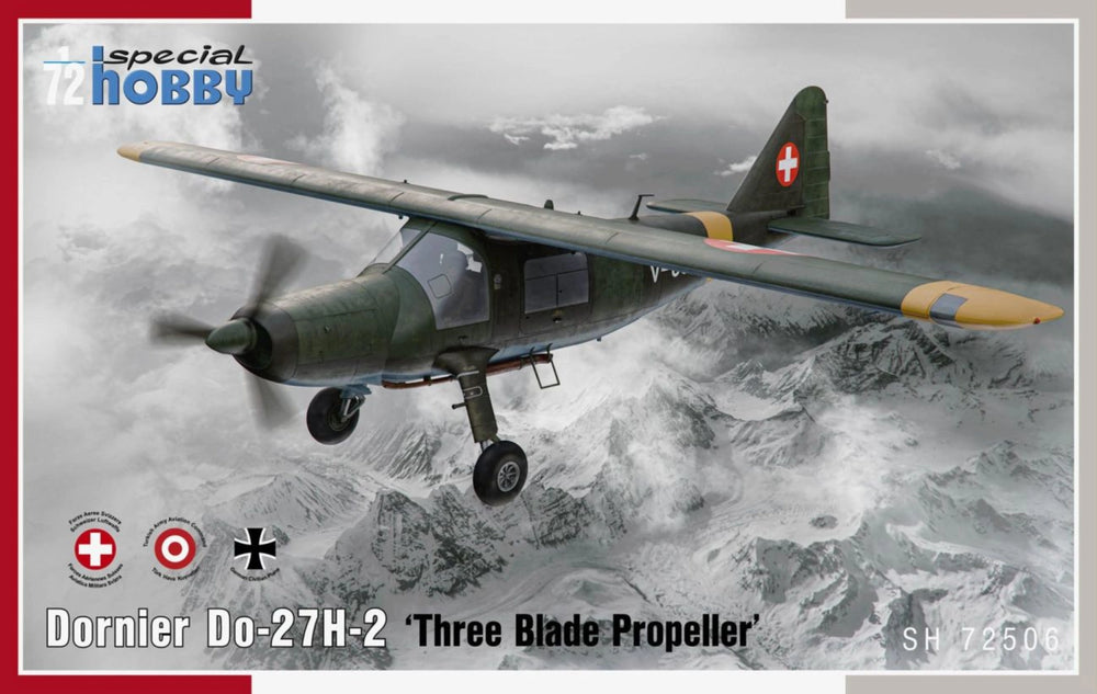 Special Hobby 1/72 Scale WW2 German Dornier Do-27H-2 ‘Three Blade Propeller’ 1/72