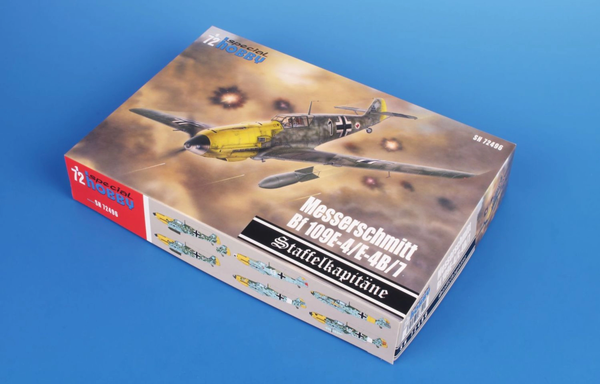 Special Hobby 1/72 Scale WW2 German Messerschmitt Bf 109E-4/7 'Staffelkapitane' 1/72