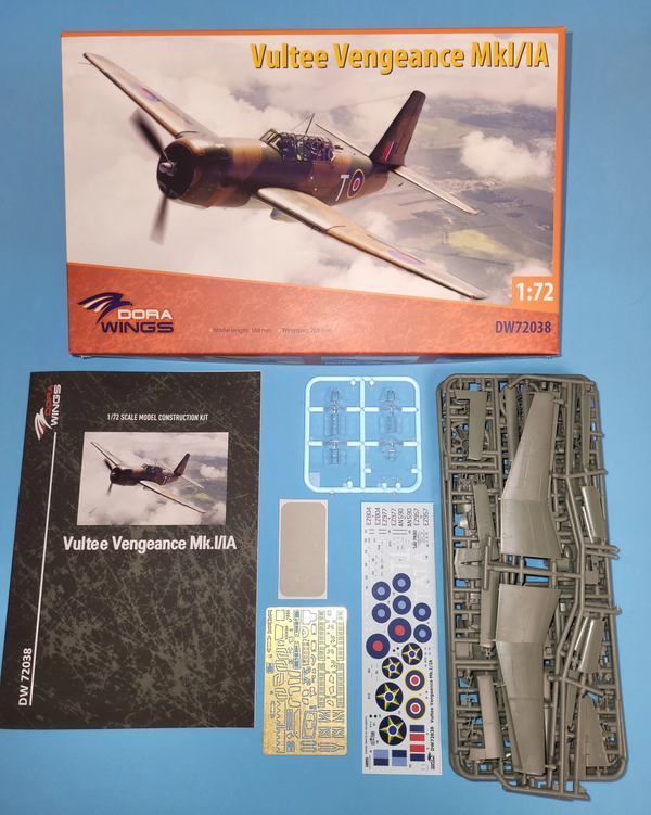 Dora Wings 1/72 Scale DORDW72038 Vultee Vengeance Mk I/IA