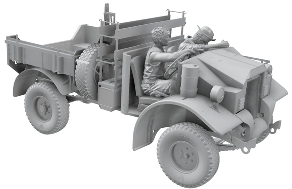 Thunder Model 1/35 WW2 LRDG F8 Pilot Car bonus edition