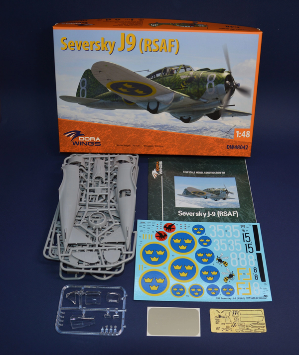 Dora Wings 1/48 Scale DORDW48042 Seversky J9 (RSAF), 1/48
