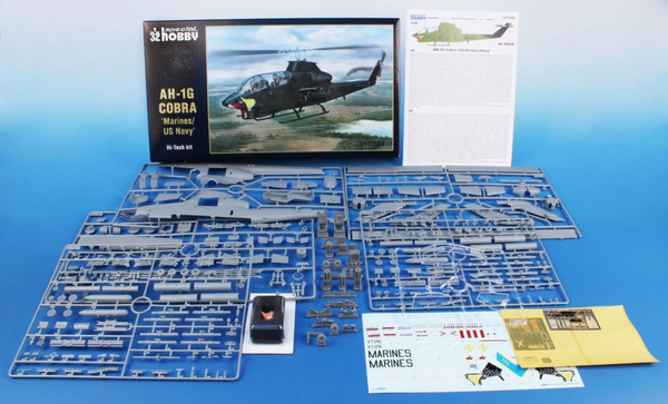 Special Hobby 1/32 Scale AH-1G Cobra 'Marines / US Navy' Hi-Tech Kit 1/32