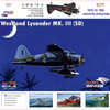 Dora Wings 1/72 Scale DORDW72023 Westland Lysander Mk.III (SD), 1/72