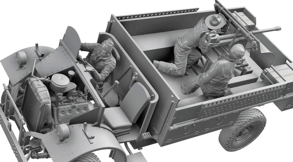 Thunder Model 1/35 WW2 LRDG Figures Crew set #5