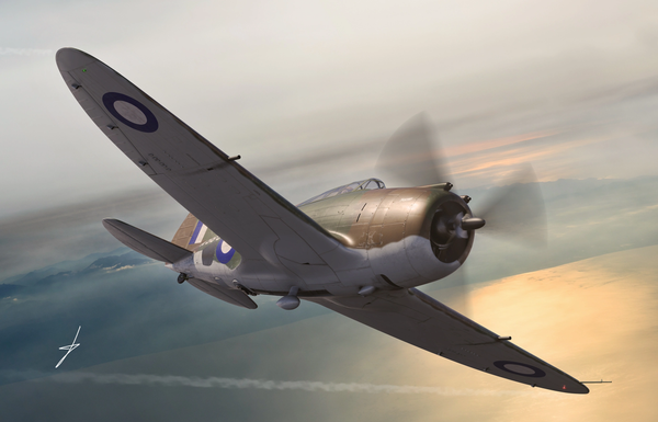 Dora Wings 1/72 Scale DORDW72029 Republic P-43 Lancer (reconnaissance), 1/72