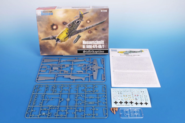 Special Hobby 1/72 Scale WW2 German Messerschmitt Bf 109E-4/7 'Staffelkapitane' 1/72