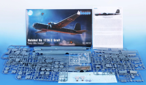 Special Hobby 1/48 Scale WW2 German Heinkel He 177A-3 Greif 'Baby Blitz Bomber' 1/48
