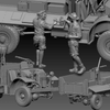 Thunder Model 1/35 WW2 LRDG Figures Crew set #3