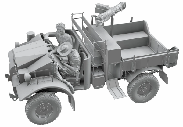 Thunder Model 1/35 WW2 LRDG F8 Pilot Car bonus edition